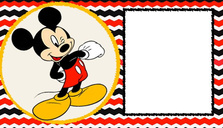 FREE-Blank-Mickey-Mouse-1st-Invitation-Chevron-Template 