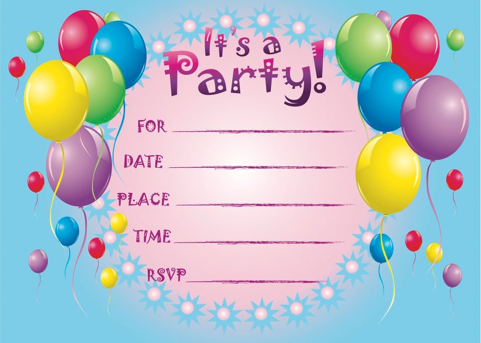Free Printable Birthday Invitation Templates | Download Hundreds FREE