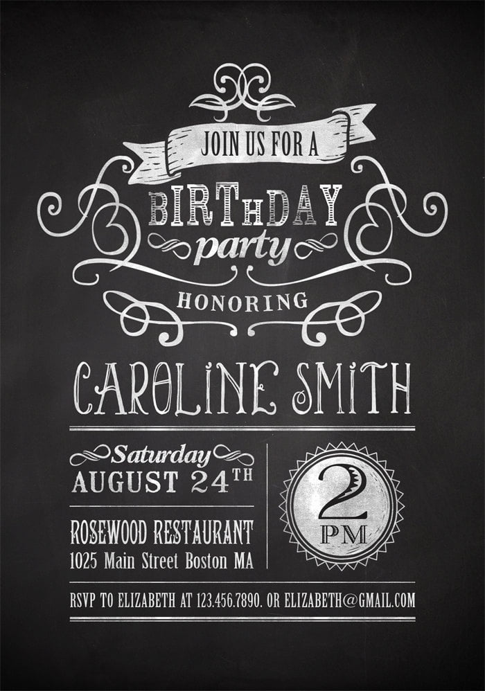 birthday invitation card template for adults cards design templates ...