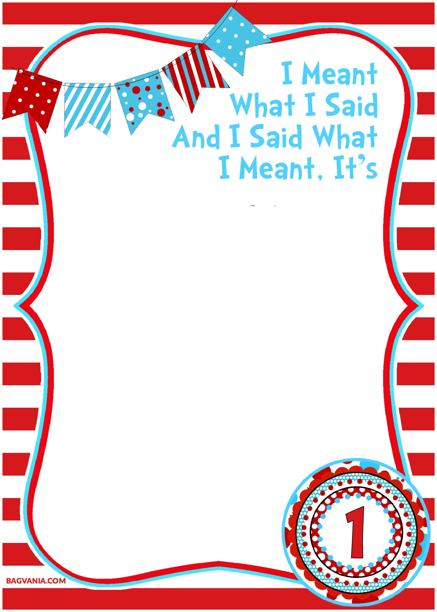 Free Printable Dr Seuss Birthday InvitationsFREE PRINTABLE Birthday Invitation Templates FREE