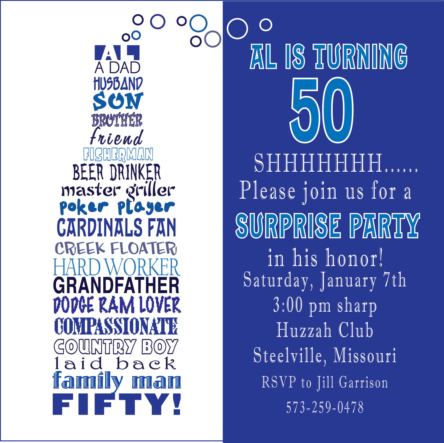 Funny 50th Birthday Invitations Wording Ideas FREE Invitation 