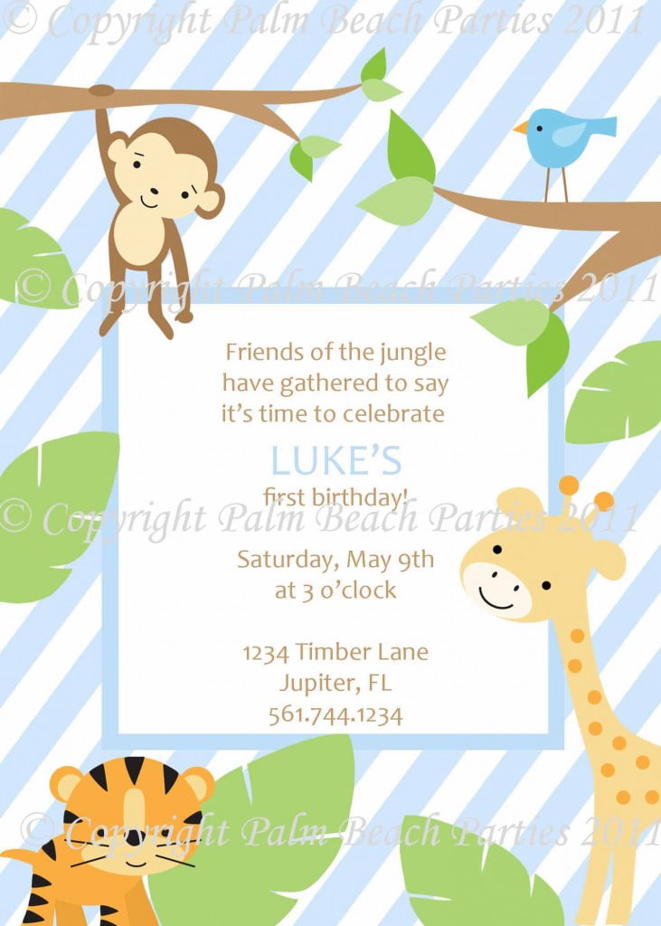 Birthday Card Shower Invitation Template