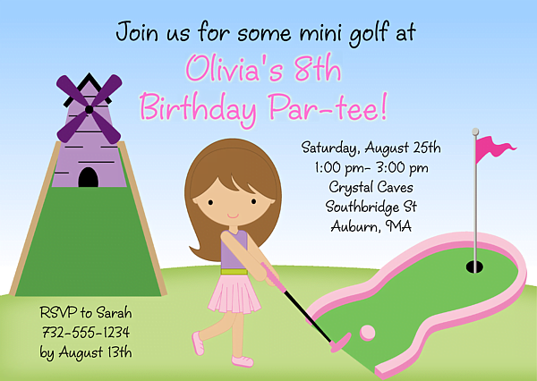  Free Mini Golf Invitation Template Printable Templates