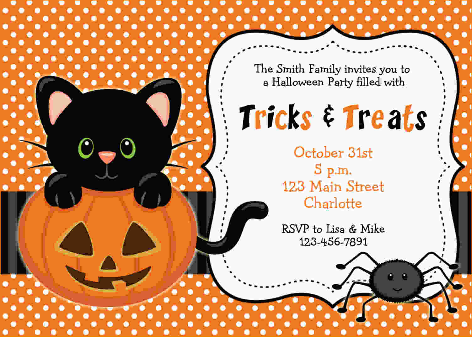 FREE Printable Halloween Invitations Templates | Download Hundreds FREE