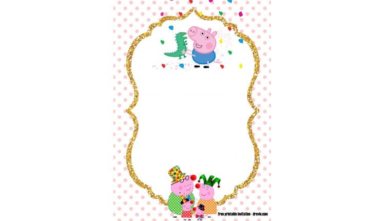 Fairy-Peppa-pig-invitation-template-5 — FREE Invitation Templates - Drevio