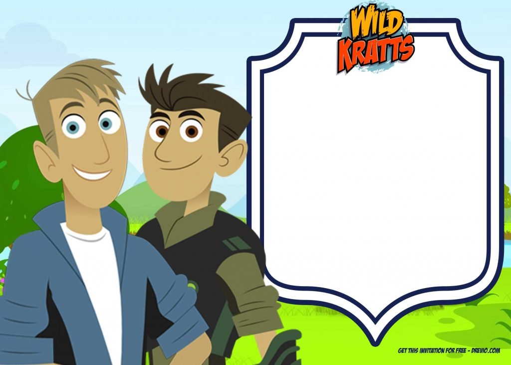 3 FREE Wild Kratts Printable Birthday Invitation Templates | DREVIO