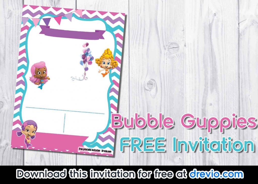 FREE Bubble Guppies invitation template – FREE PRINTABLE ...