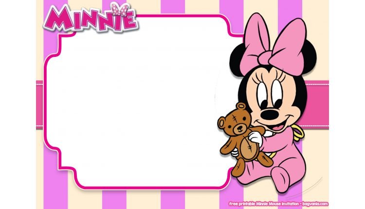 FREE-First-Minnie-Mouse-Blank-Invitation-Template-party-bagvania — FREE ...