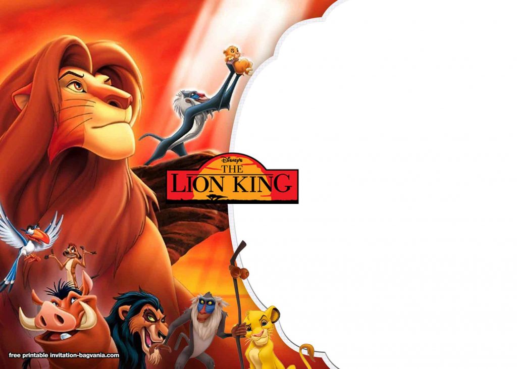  Blank Lion King Invitation Template Free 