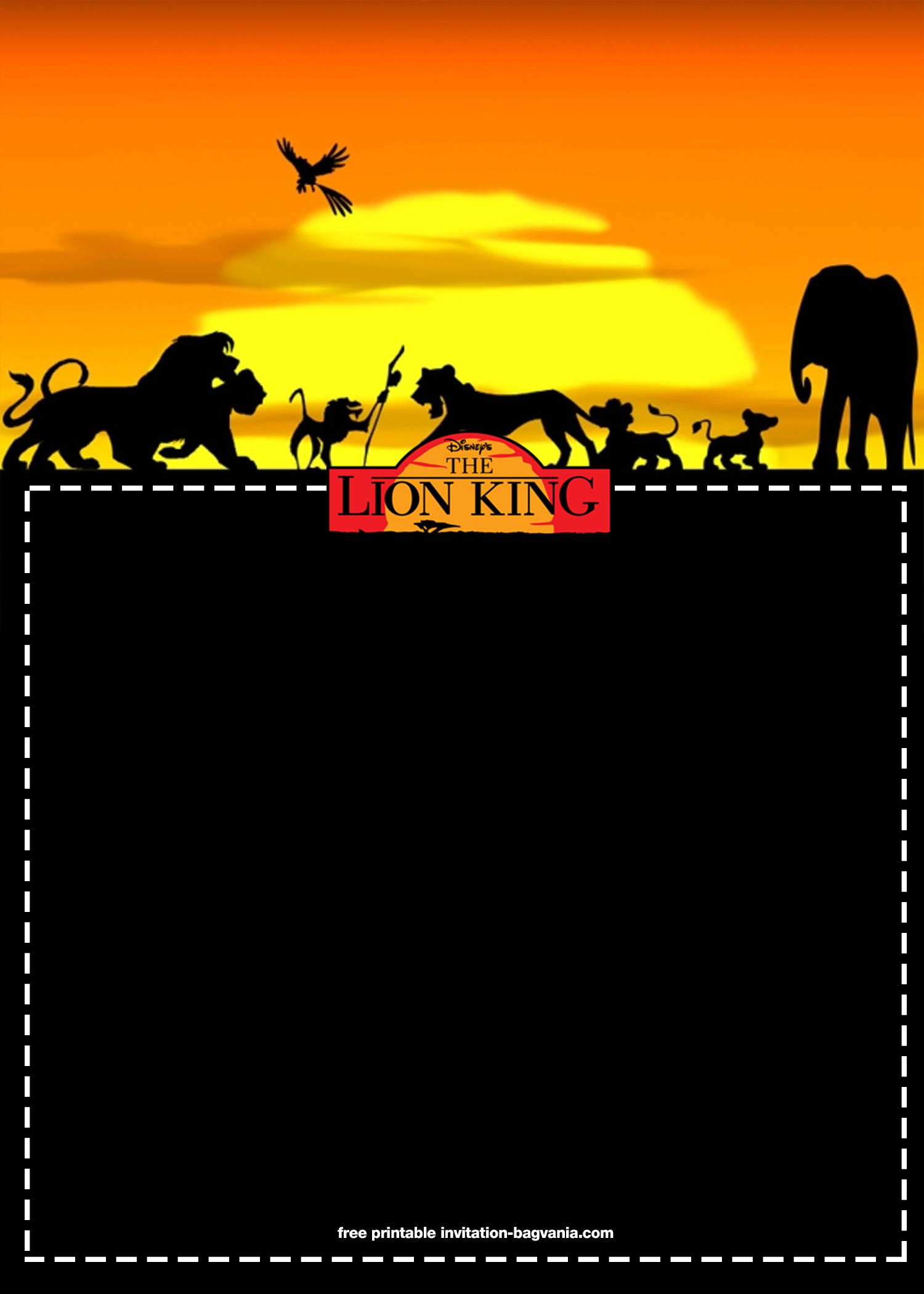 8 FREE Printable Lion King Invitation Templates Download Hundreds FREE PRINTABLE Birthday