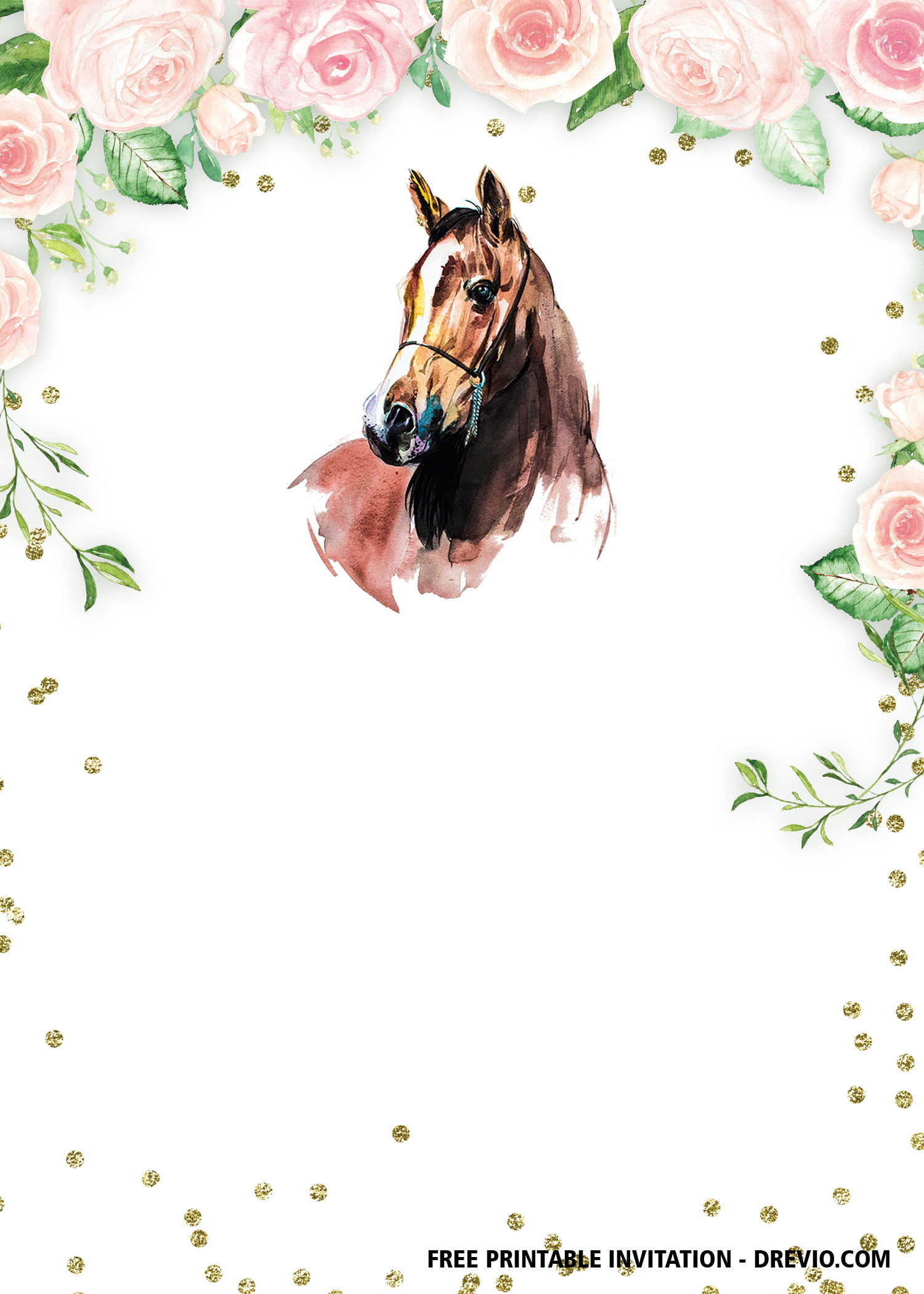 Free Horse Party Printables