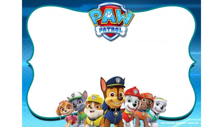 FREE-Paw-Patrol-Squad-Birthday-Party-Invitation-Templates — FREE ...