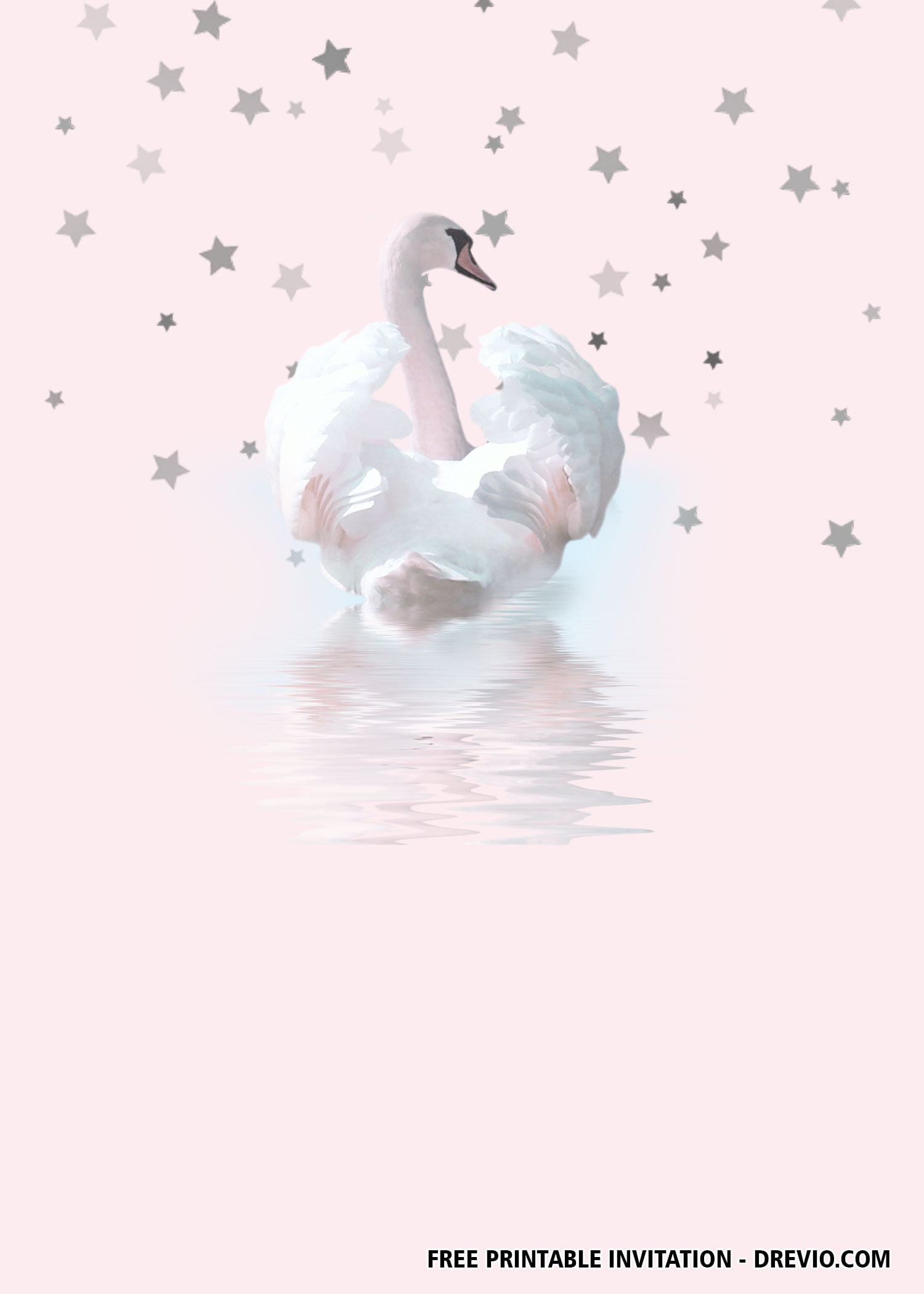 swan invitations