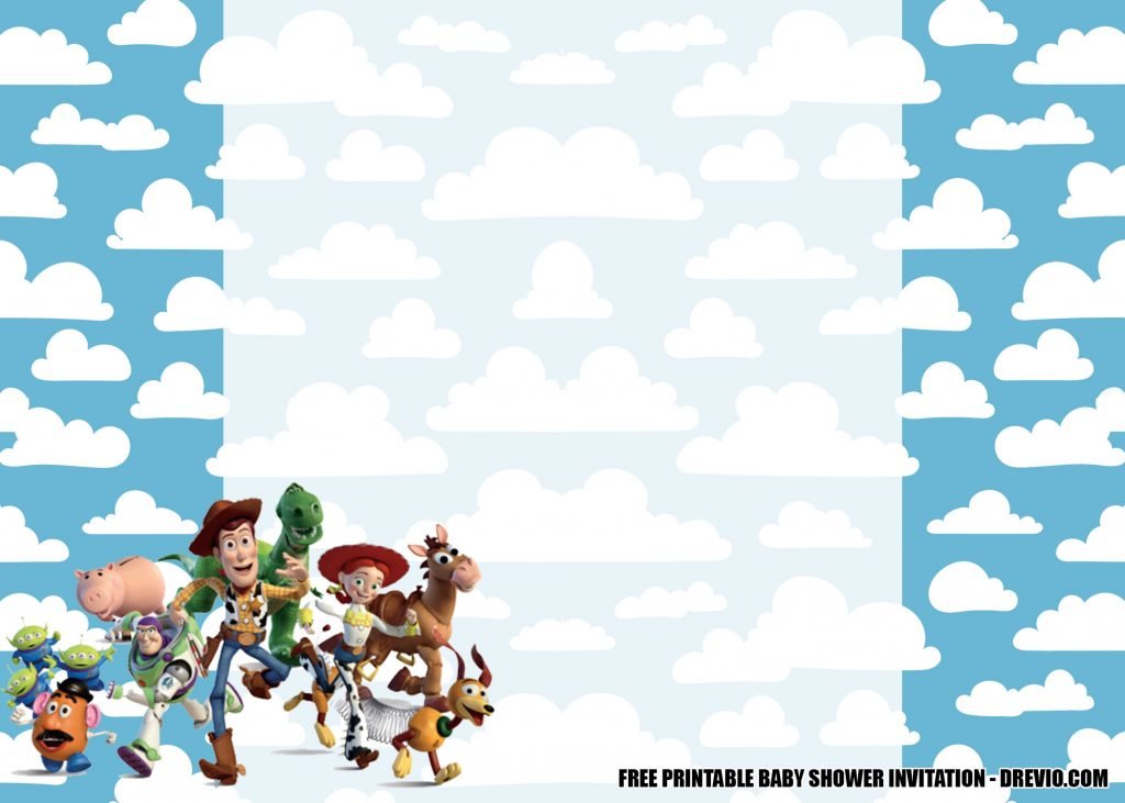 FREE Toy Story Baby Shower Invitation Templates FREE 