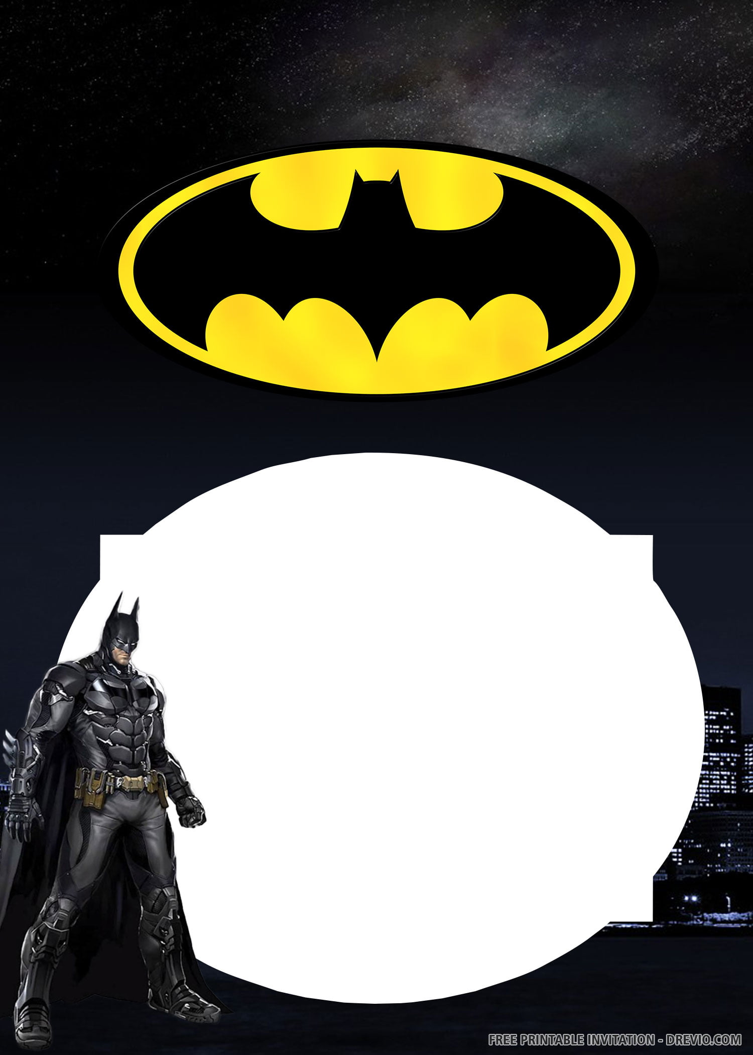 Free Printable Batman Invitation Templates | Download Hundreds FREE PRINTABLE  Birthday Invitation Templates