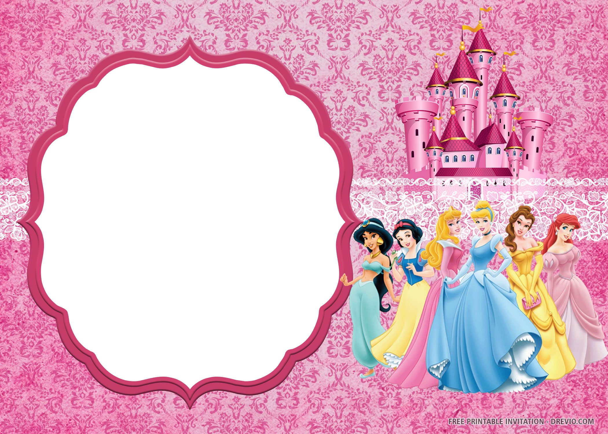 Free Printable Disney Princess Invitation Templates Download Hundreds FREE PRINTABLE