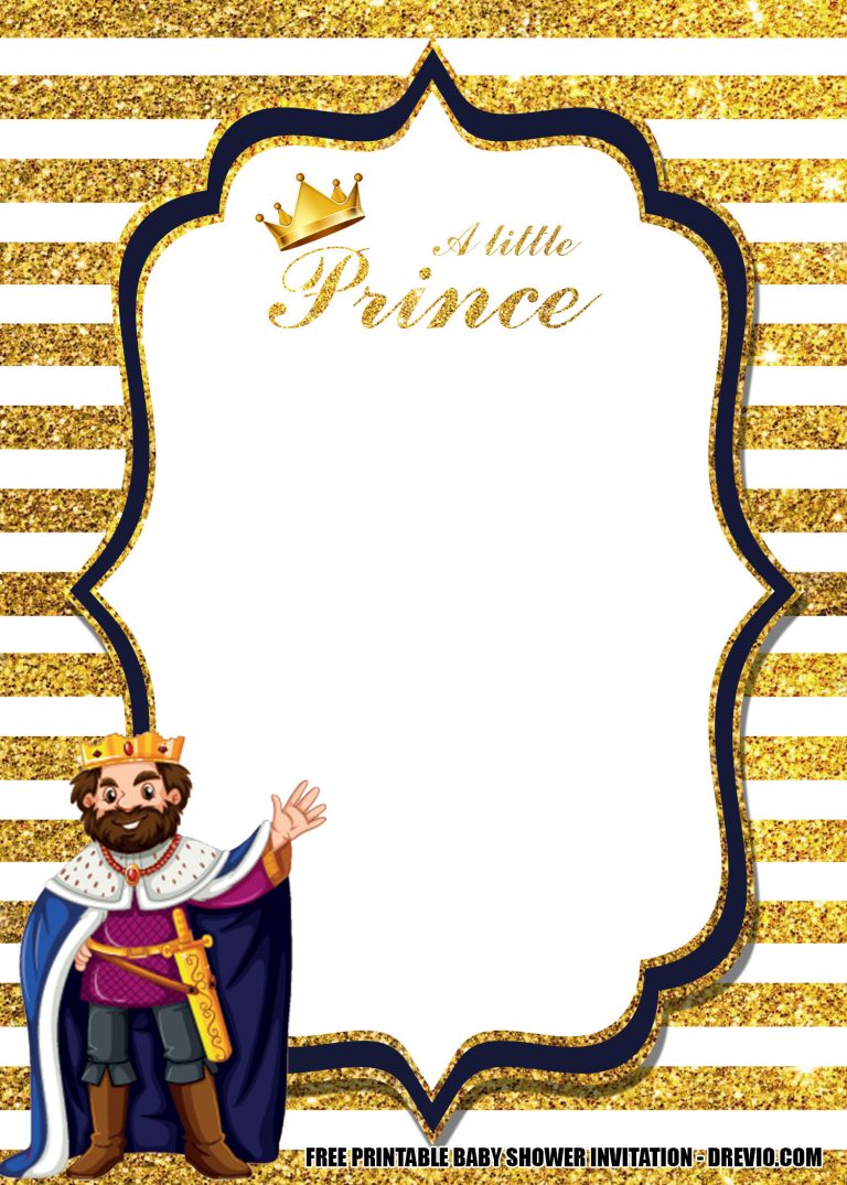 Free Printable Prince Invitation Templates 