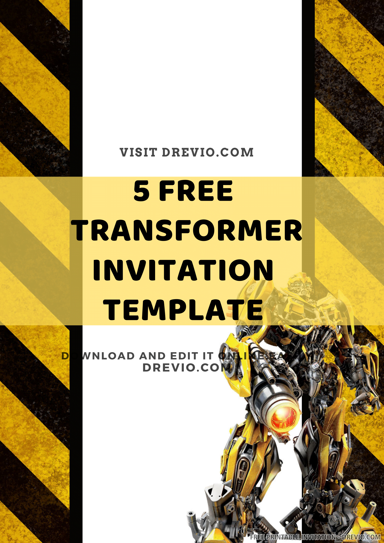 Free Printable Transformer Invitation Templates Download Hundreds FREE PRINTABLE Birthday