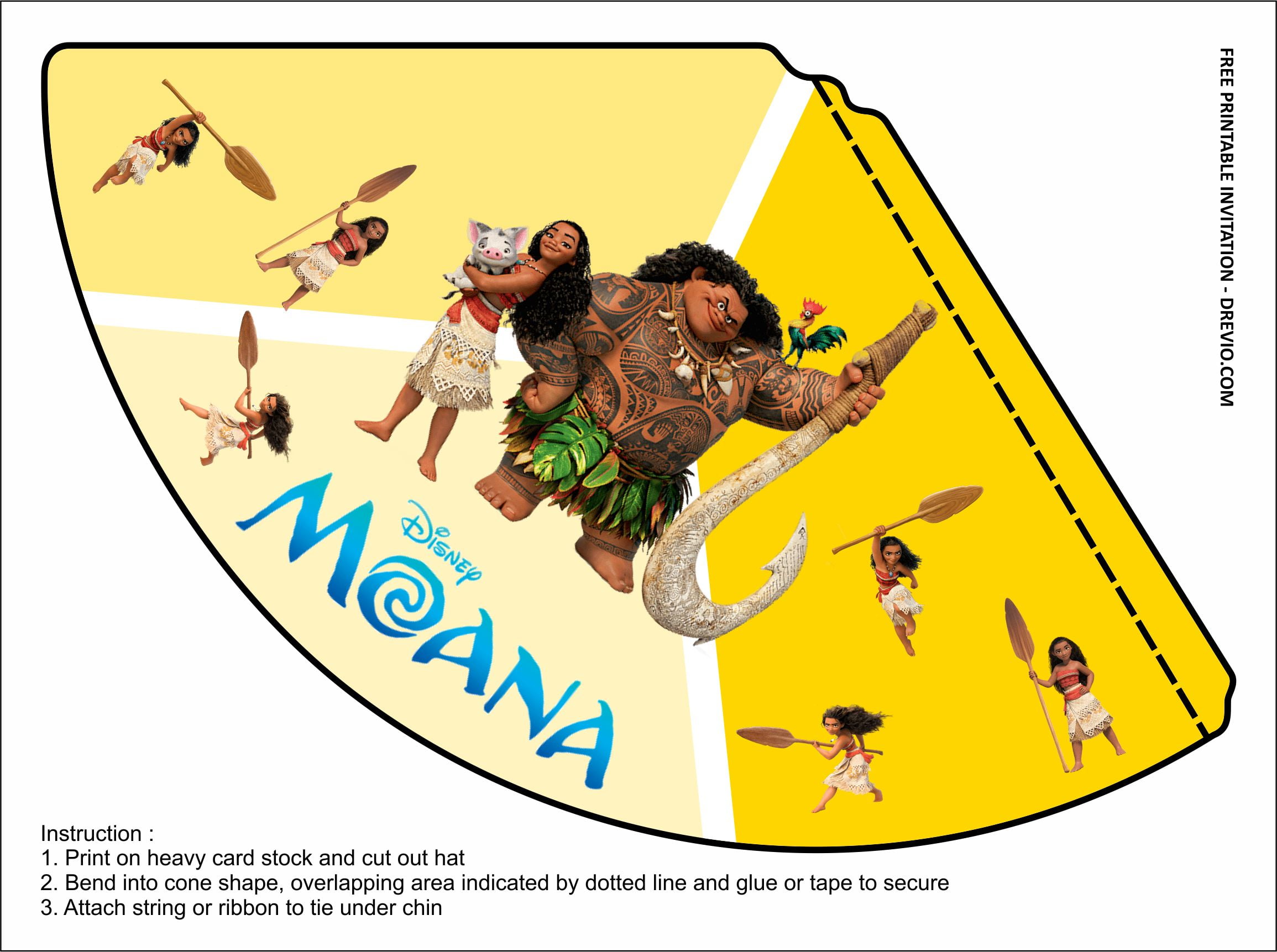 Free Printable Moana Birthday Party Kits Template Download Hundreds Free Printable Birthday Invitation Templates