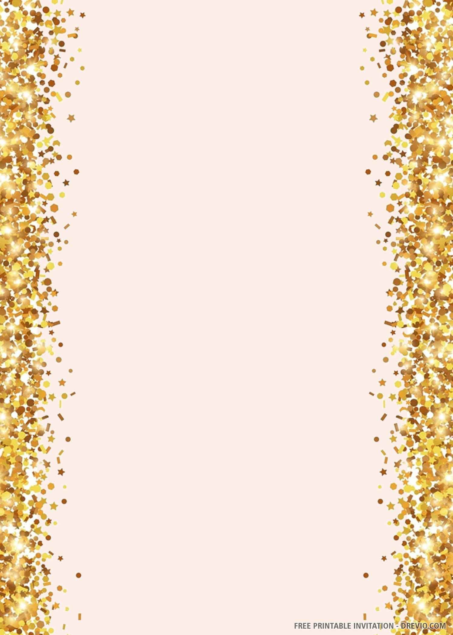 Pink And Gold Template Free Printable Templates