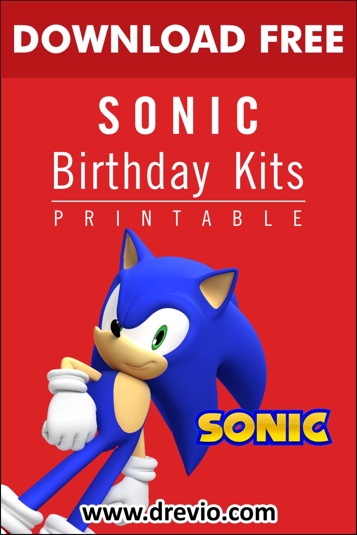 Printable Sonic The Hedgehog Cake Template - Printable Templates Free