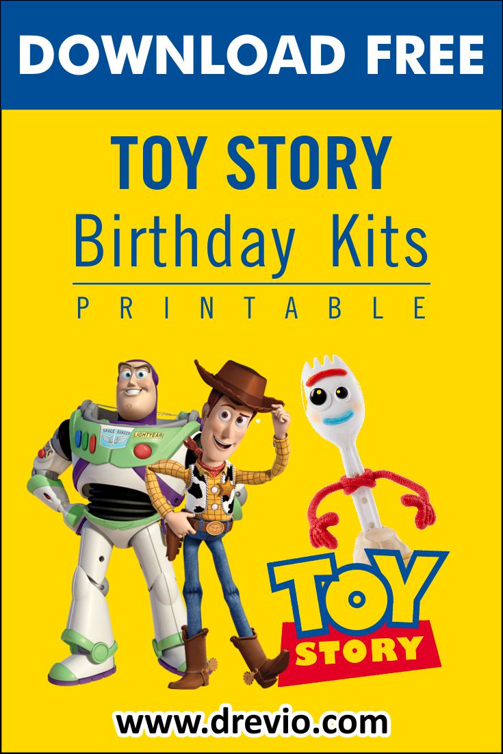  FREE PRINTABLE Toy Story Birthday Party Kits Template Download Hundreds FREE PRINTABLE