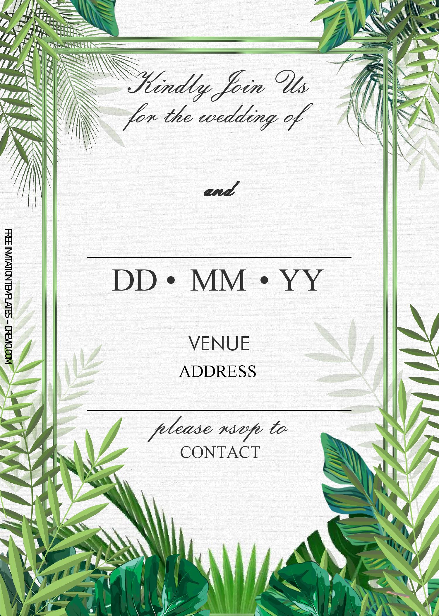 Invitation Card Template Word Free Download FREE PRINTABLE TEMPLATES