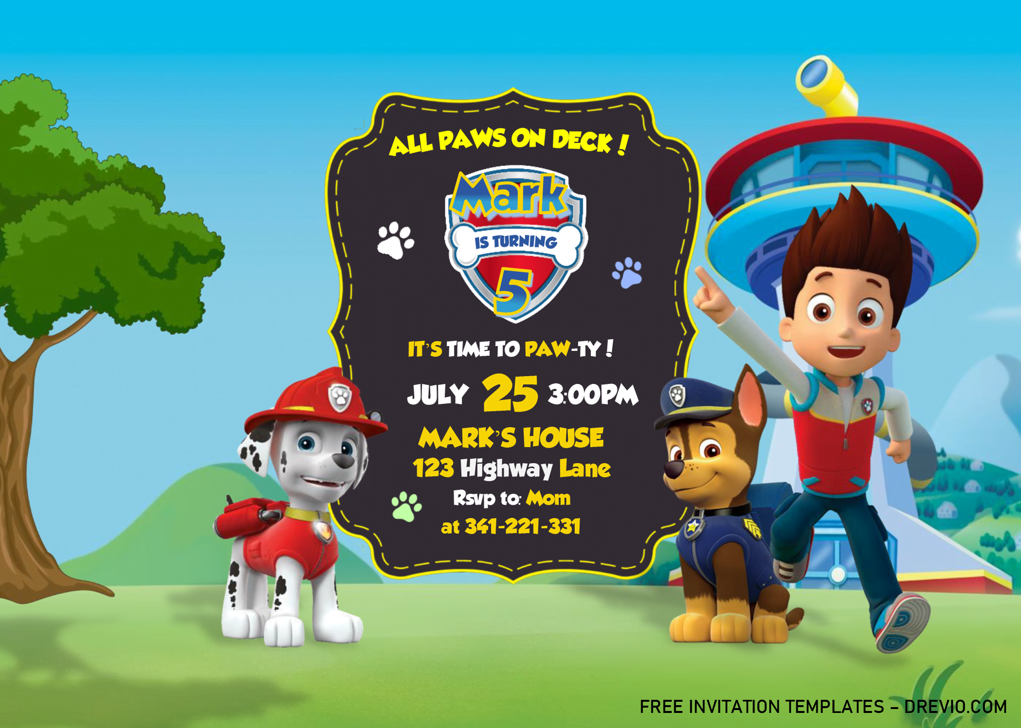 paw patrol microsoft office templates for word