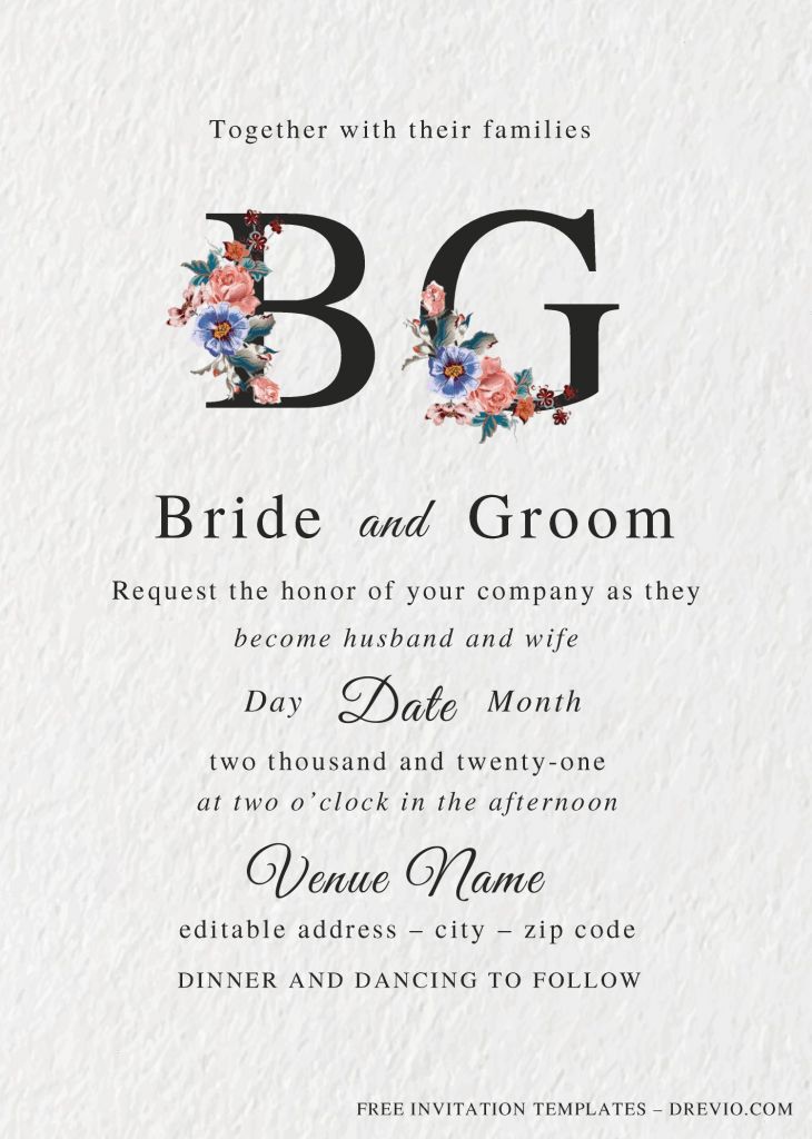 microsoft word wedding invitation templates free download