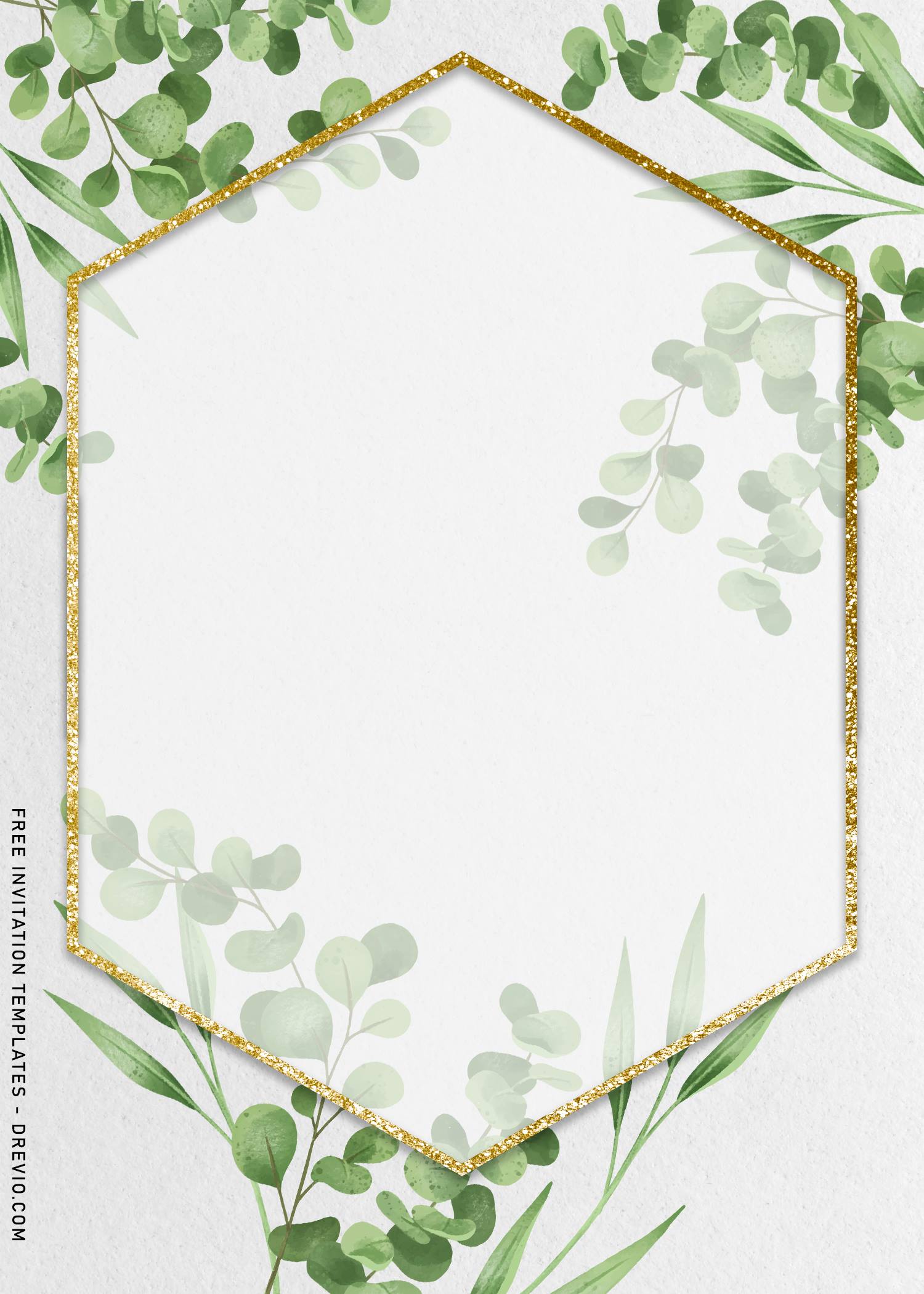 7 Beautiful Greenery Wedding Invitation Templates Download Hundreds 