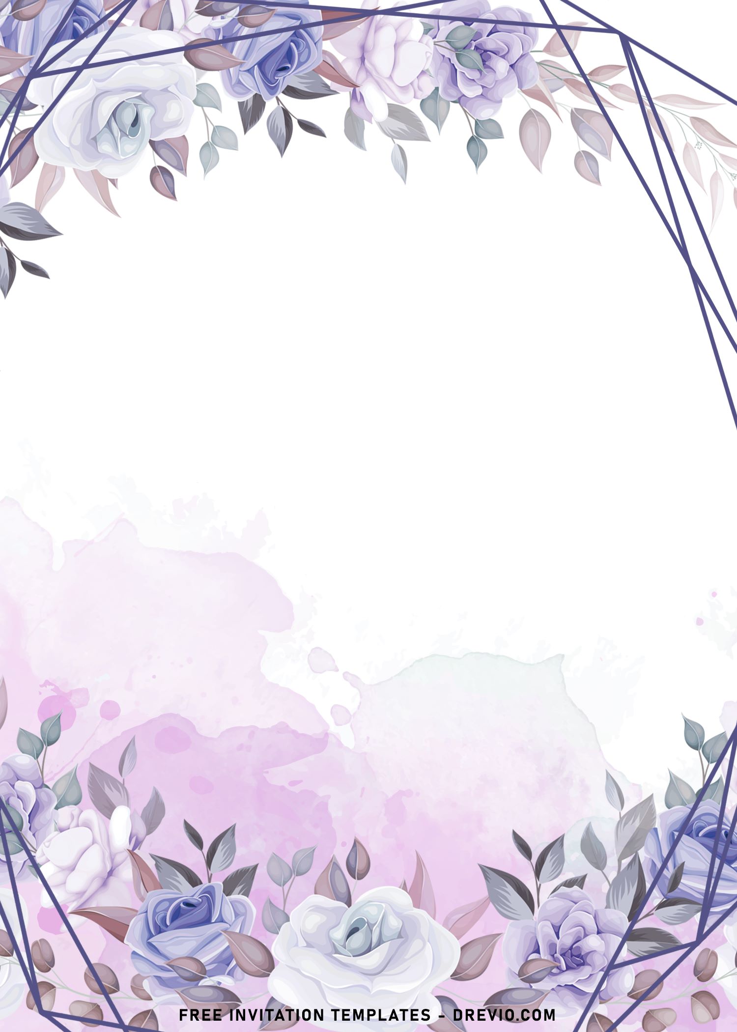 10-beautiful-purple-floral-and-leaves-birthday-invitation-templates