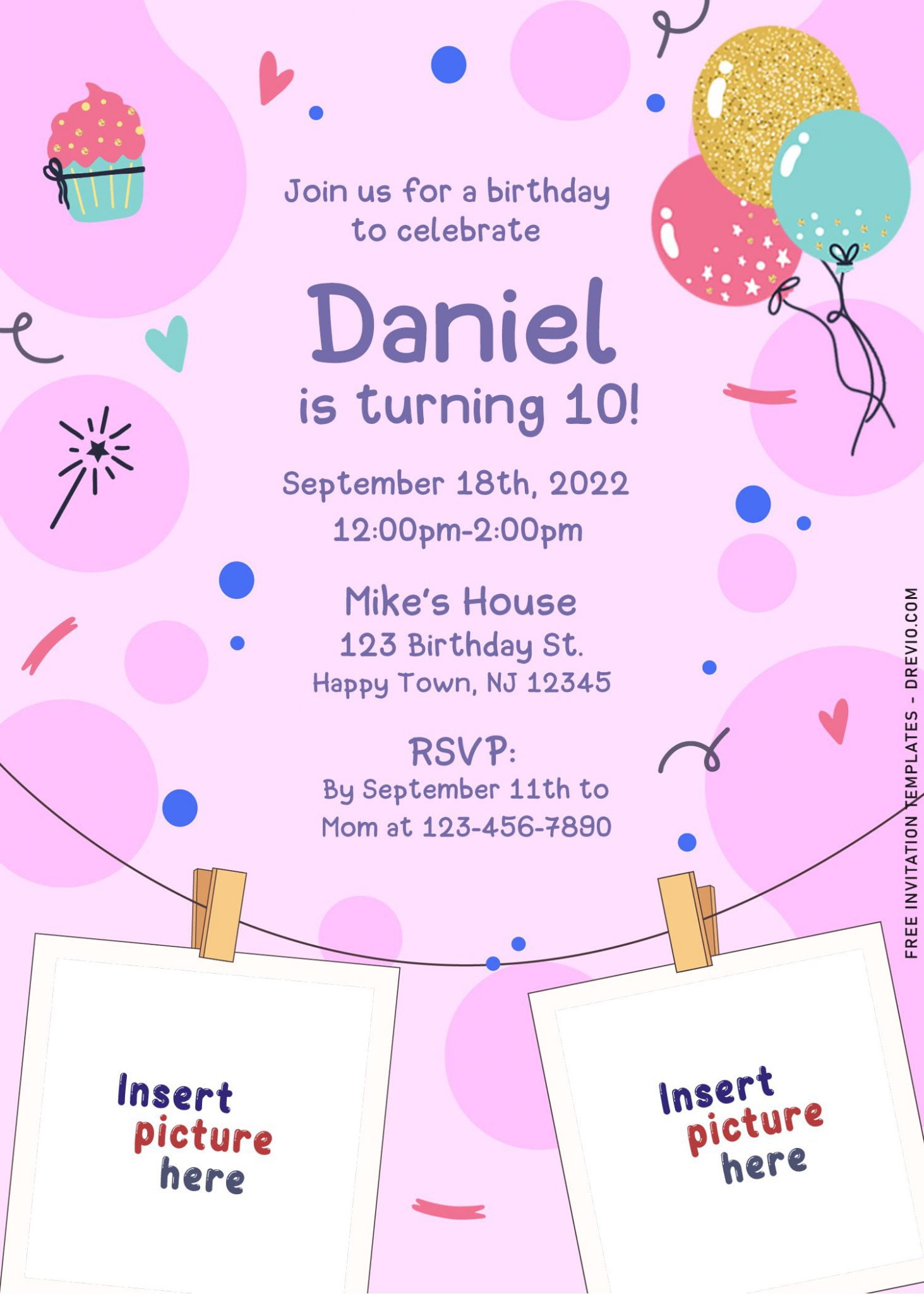 11 Fun Kids Birthday Invitation Templates For Your Kid s Upcoming