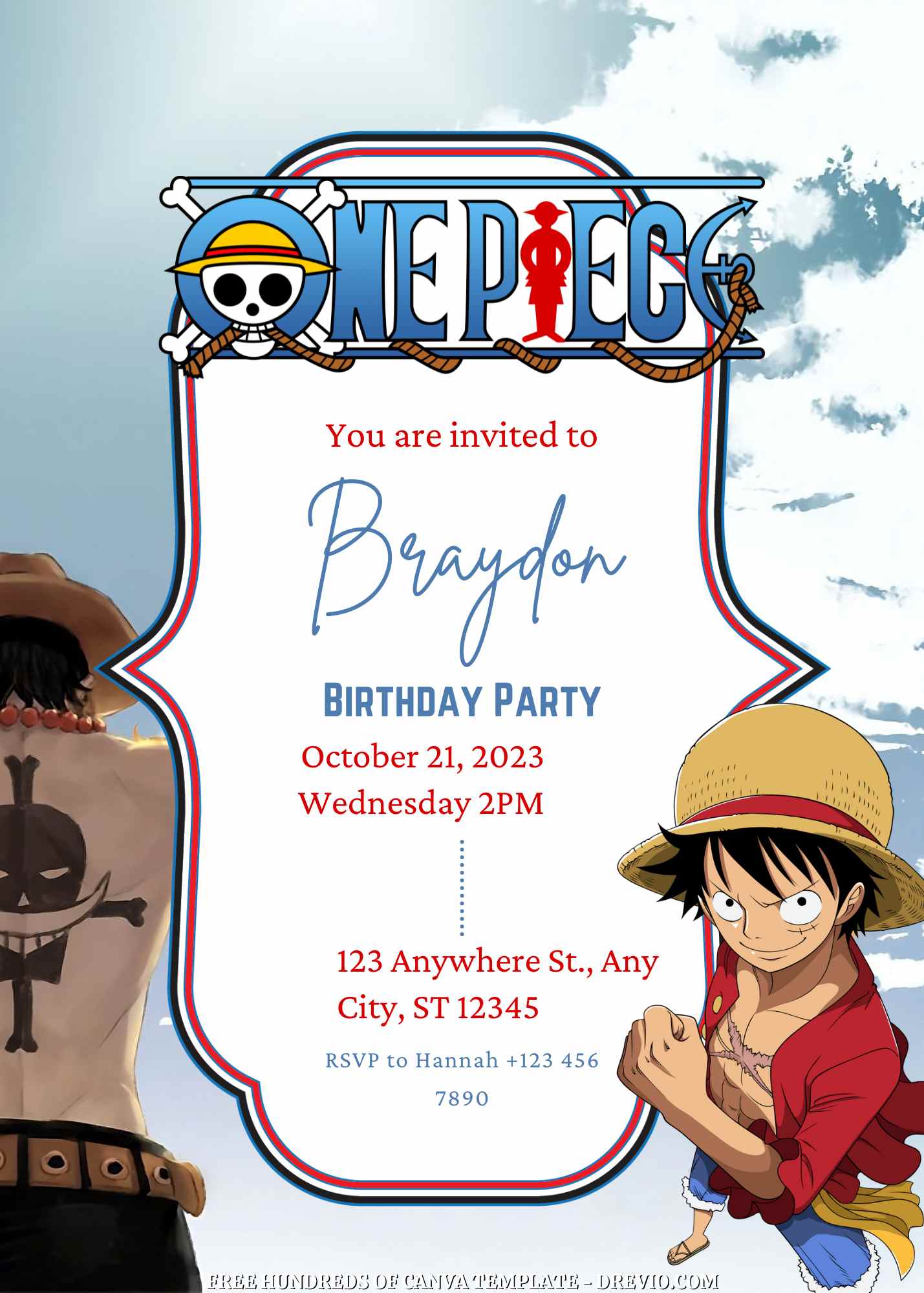 Top more than 169 anime birthday invitations best - awesomeenglish.edu.vn