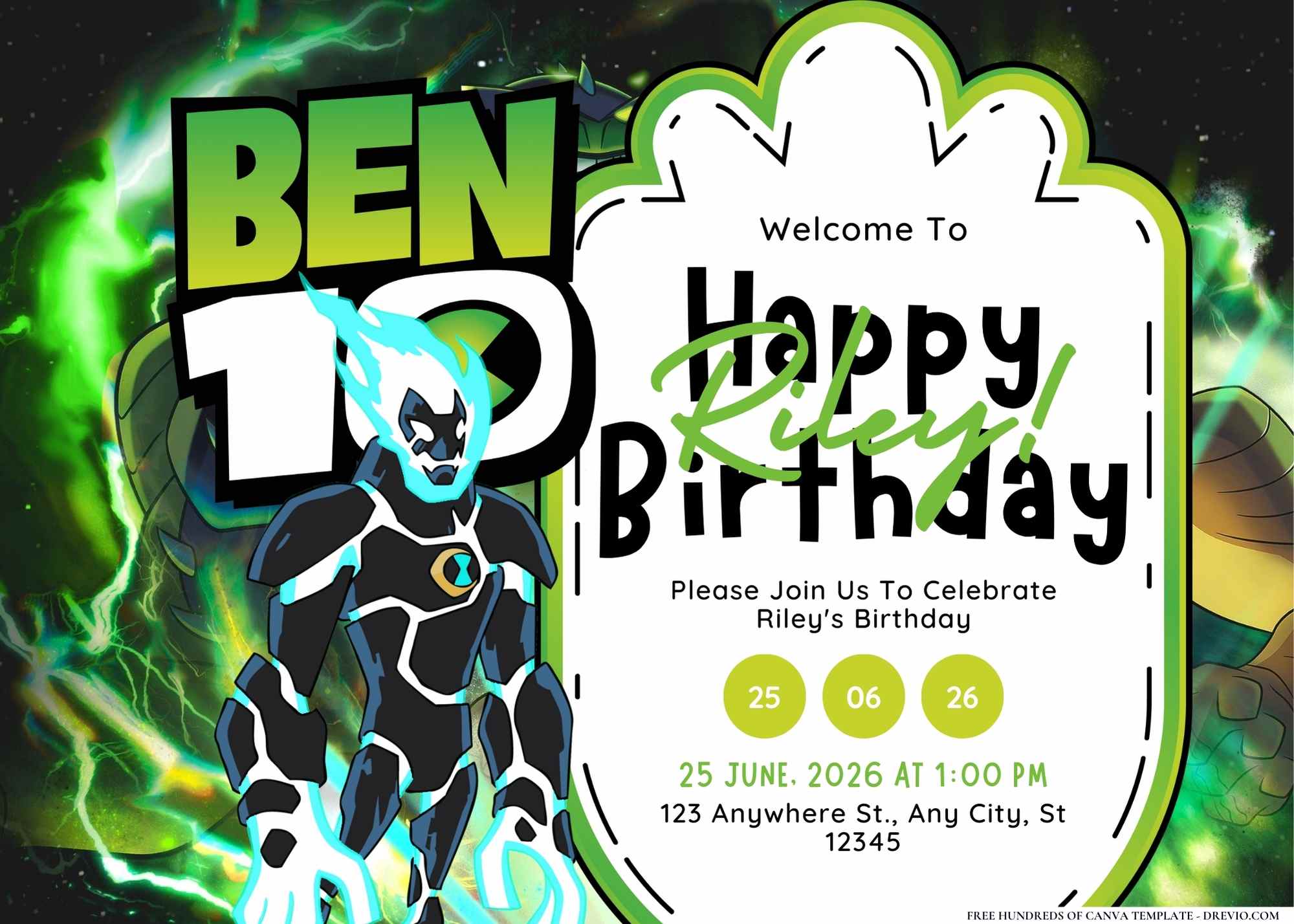 Ben 10 Cartoon Motifs & Free Papers - Free Card Making Downloads, Card  Making